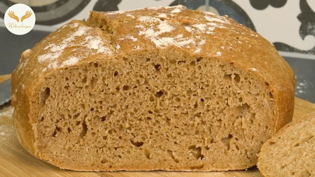 1 hora, 1 truco, 1 pan integral perfecto elaborado con harina de espelta