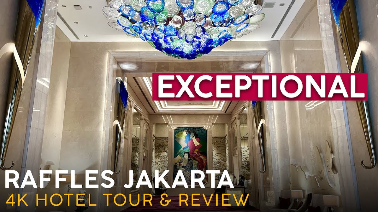 RAFFLES HOTEL Jakarta, Indonesia 🇮🇩【4K Hotel Tour \u0026 Review】IMPECCABLE Service!